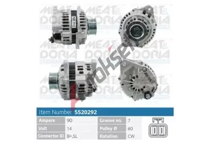 MEAT & DORIA Alterntor MAD 5520292, 5520292