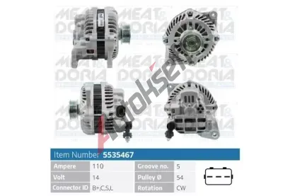 MEAT & DORIA Alterntor MAD 5535467, 5535467