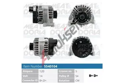 MEAT & DORIA Alterntor MAD 5540104, 5540104