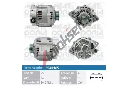 MEAT & DORIA Alterntor MAD 5540165, 5540165