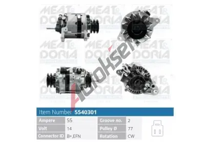 MEAT & DORIA Alterntor MAD 5540301, 5540301