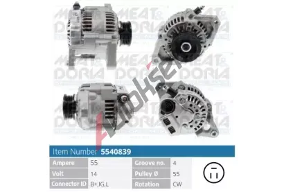 MEAT & DORIA Alterntor MAD 5540839, 5540839
