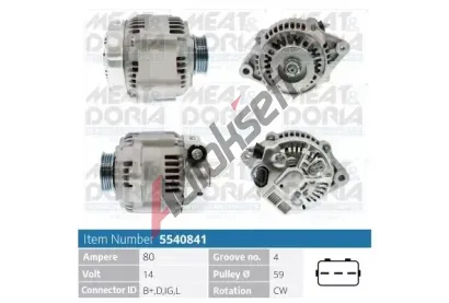 MEAT & DORIA Alterntor MAD 5540841, 5540841