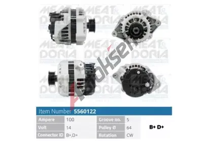 MEAT & DORIA Alterntor MAD 5560122, 5560122