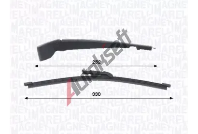 MAGNETI MARELLI Stra-sada, itn oken MAG 000723180456, 000723180456