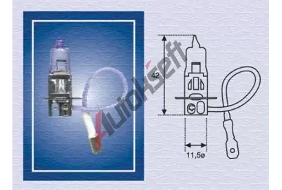 MAGNETI MARELLI rovka mlhovky STANDARD MAG 002554100000, 002554100000