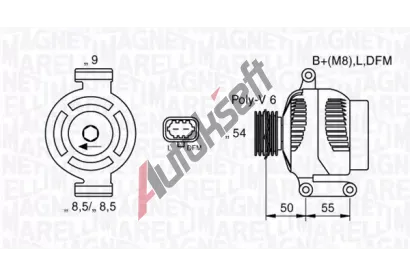MAGNETI MARELLI Alterntor MAG 063377425010, 063377425010