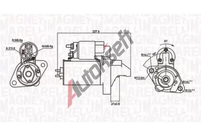 MAGNETI MARELLI Startr MAG 063721074010, 063721074010
