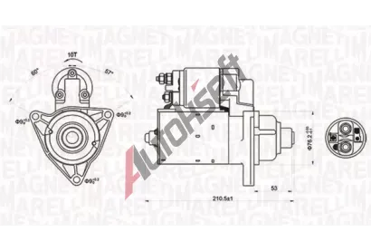 MAGNETI MARELLI Startr MAG 063721176010, 063721176010