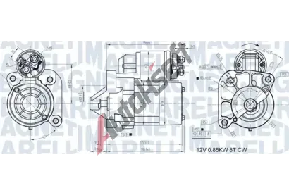 MAGNETI MARELLI Startr MAG 063721186010, 063721186010