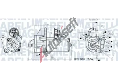 MAGNETI MARELLI Startr MAG 063721193010, 063721193010