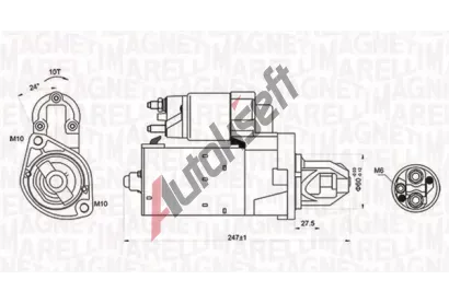 MAGNETI MARELLI Startr MAG 063721249010, 063721249010