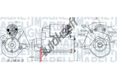 MAGNETI MARELLI Startr MAG 063721275010, 063721275010