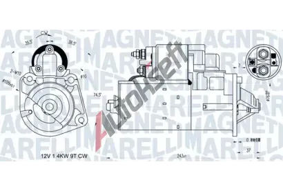 MAGNETI MARELLI Startr MAG 063721398010, 063721398010