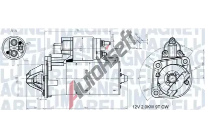 MAGNETI MARELLI Startr MAG 063721408010, 063721408010