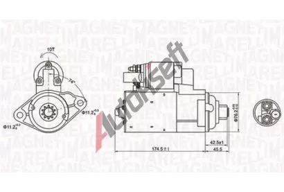MAGNETI MARELLI Startr MAG 063721409010, 063721409010