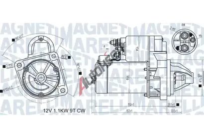 MAGNETI MARELLI Startér MAG 063721419810, 063721419810 MAGNETI MARELLI Startér MAG 063721419810, 063721419810