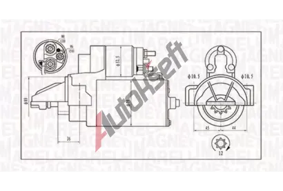 MAGNETI MARELLI Startr MAG 063721421010, 063721421010