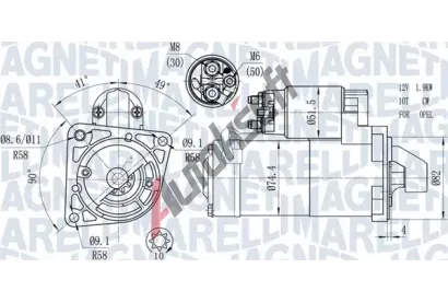 MAGNETI MARELLI Startr MAG 063721428010, 063721428010