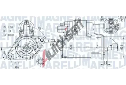 MAGNETI MARELLI Startr MAG 063721450010, 063721450010