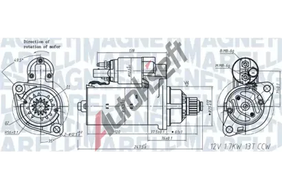 MAGNETI MARELLI Startr MAG 063721508010, 063721508010