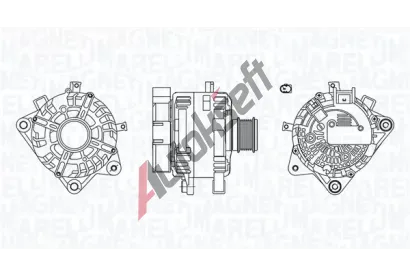 MAGNETI MARELLI Alternátor MAG 063730849010, 063730849010 MAGNETI MARELLI Alternátor MAG 063730849010, 063730849010