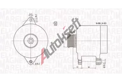 MAGNETI MARELLI Alterntor MAG 063731157010, 063731157010