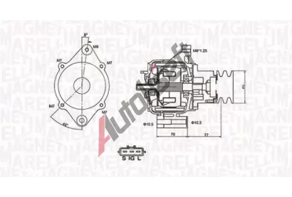 MAGNETI MARELLI Alterntor MAG 063731367010, 063731367010