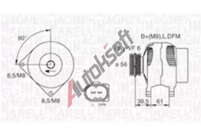 MAGNETI MARELLI Alterntor MAG 063731394010, 063731394010