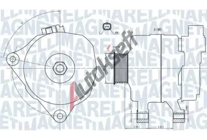 MAGNETI MARELLI Alterntor MAG 063731499010, 063731499010
