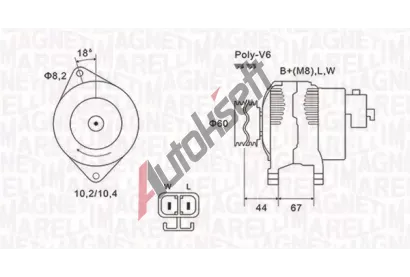 MAGNETI MARELLI Alterntor MAG 063731526010, 063731526010