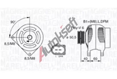MAGNETI MARELLI Alterntor MAG 063731542010, 063731542010