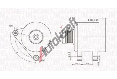 MAGNETI MARELLI Alterntor MAG 063731553010, 063731553010