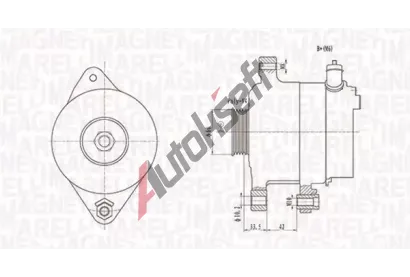 MAGNETI MARELLI Alterntor MAG 063731595010, 063731595010
