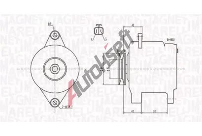MAGNETI MARELLI Alterntor MAG 063731615010, 063731615010