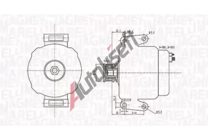 MAGNETI MARELLI Alterntor MAG 063731630010, 063731630010