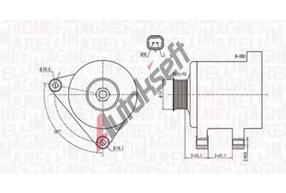MAGNETI MARELLI Alterntor MAG 063731674010, 063731674010