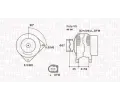 Alterntor MAGNETI MARELLI ‐ MAG 063731675010