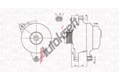 MAGNETI MARELLI Alterntor MAG 063731703010, 063731703010