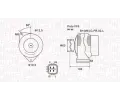 Alterntor MAGNETI MARELLI ‐ MAG 063731727010