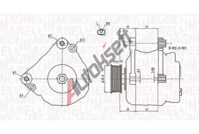 MAGNETI MARELLI Alterntor MAG 063731729010, 063731729010