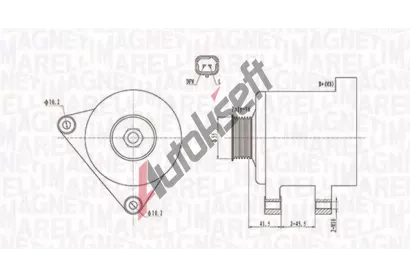 MAGNETI MARELLI Alterntor MAG 063731741010, 063731741010