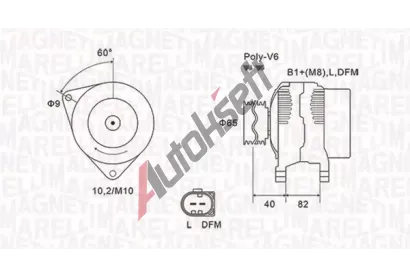 MAGNETI MARELLI Alterntor MAG 063731746010, 063731746010