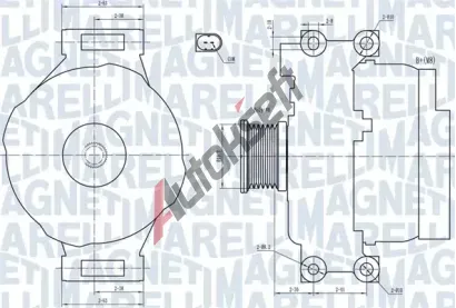 MAGNETI MARELLI Alterntor MAG 063731773010, 063731773010