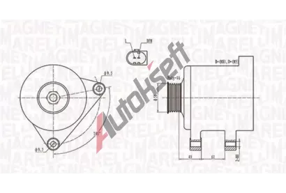 MAGNETI MARELLI Alterntor MAG 063731782010, 063731782010