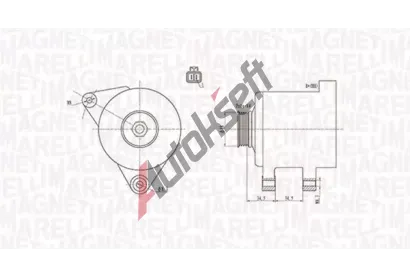 MAGNETI MARELLI Alterntor MAG 063731789010, 063731789010