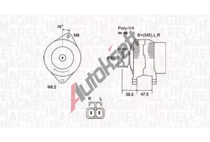 MAGNETI MARELLI Alterntor MAG 063731798010, 063731798010