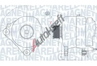 MAGNETI MARELLI Alterntor MAG 063731810010, 063731810010