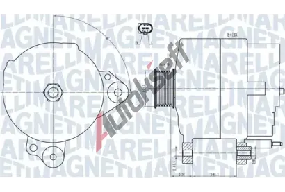 MAGNETI MARELLI Alterntor MAG 063731817010, 063731817010