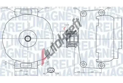 MAGNETI MARELLI Alterntor MAG 063731840010, 063731840010